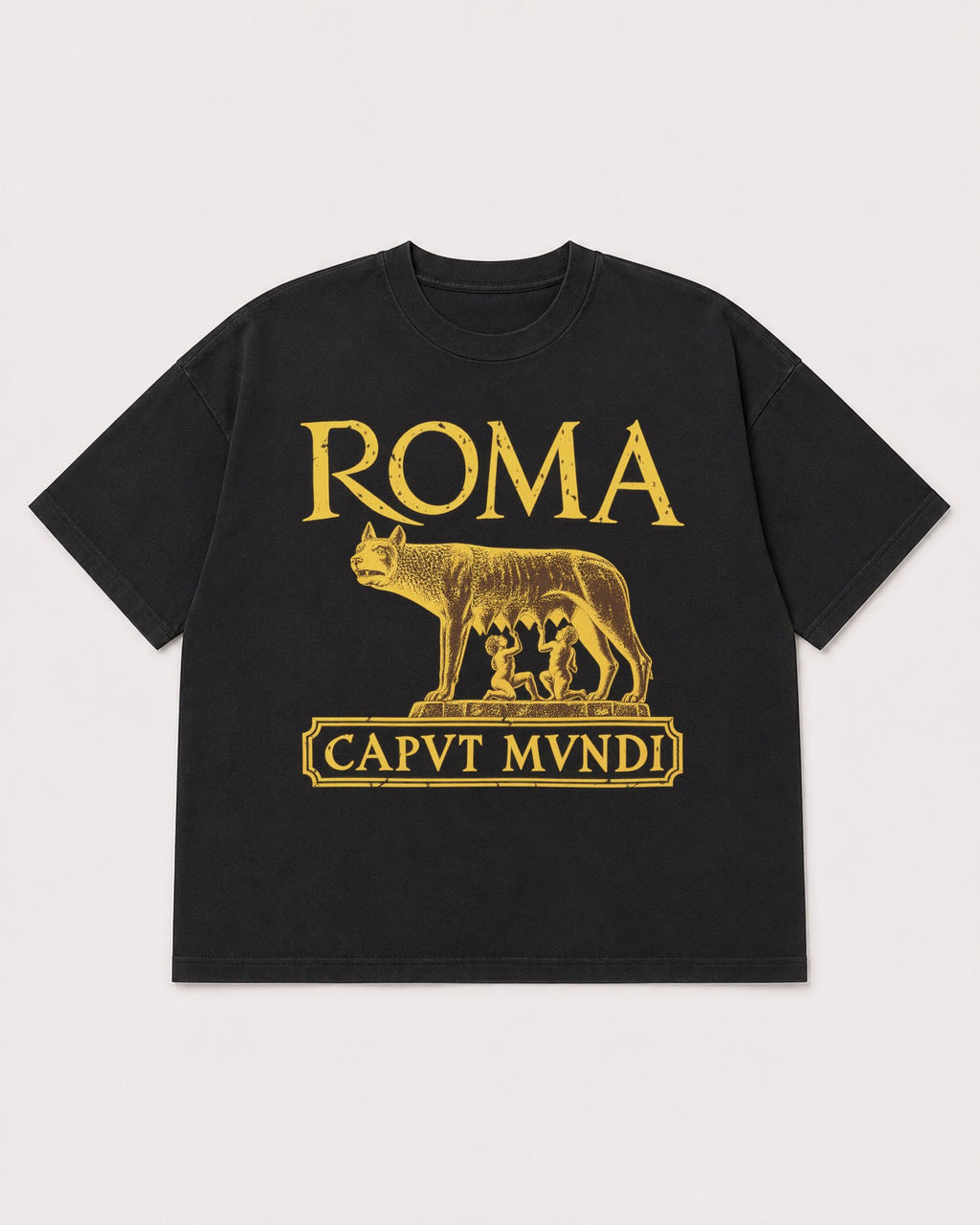 Mockup Boxy Heavyweight Tee Black product
