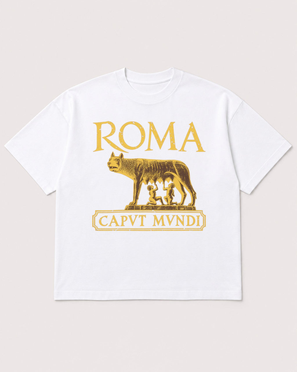 Mockup Boxy Heavyweight Tee White product