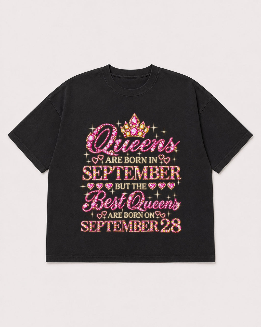 Mockup Boxy Heavyweight Tee Black product