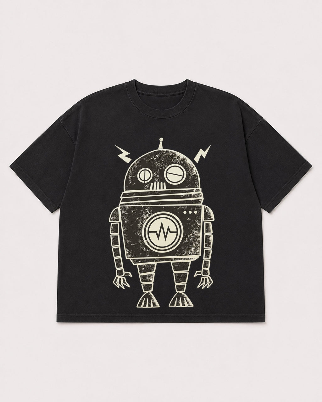 Mockup Boxy Heavyweight Tee Black product