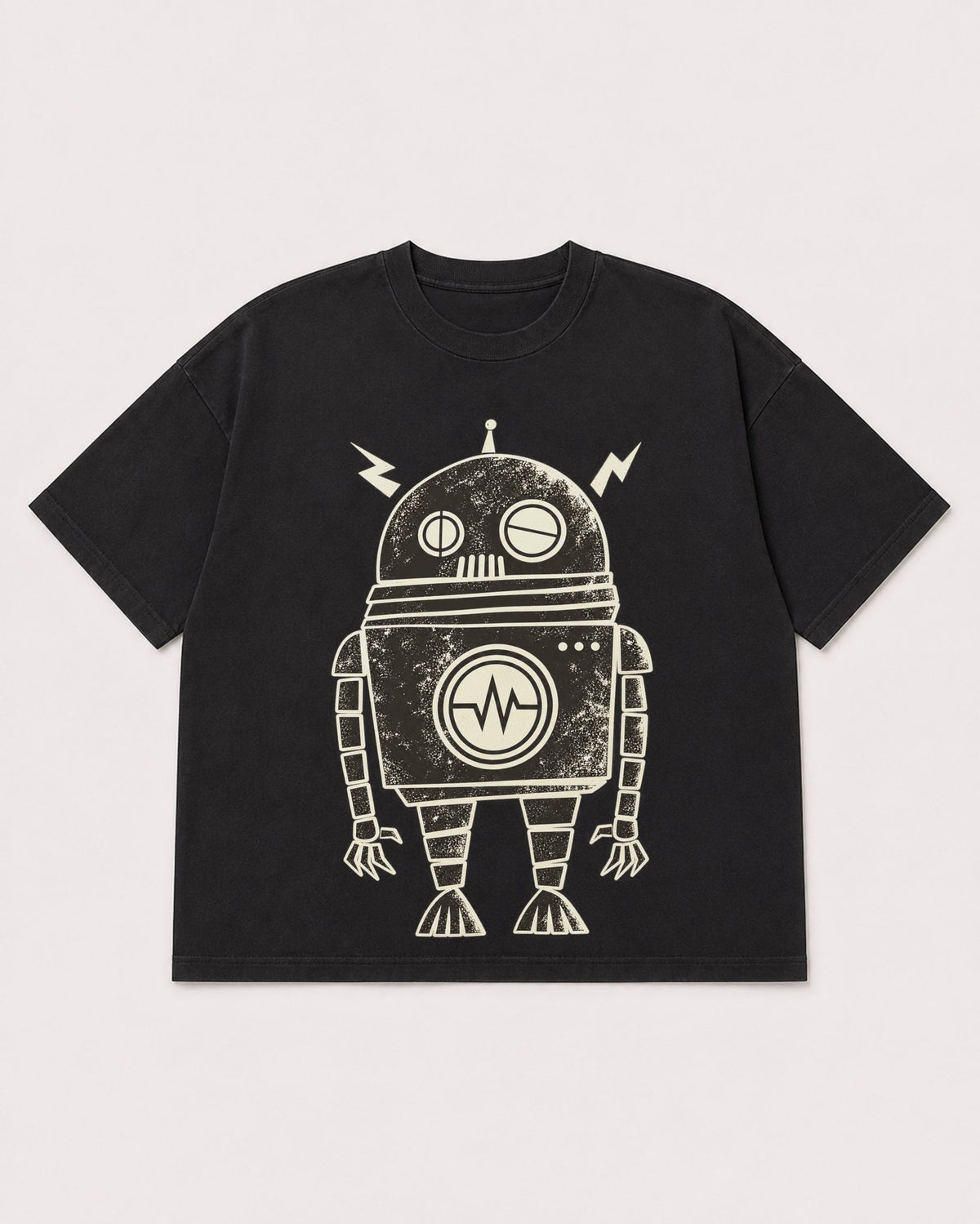 Mockup Boxy Heavyweight Tee Black product
