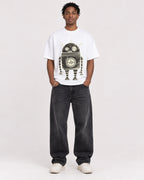 Mockup Boxy Heavyweight Tee White male full-body 05