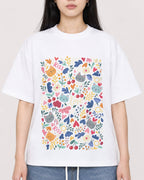 Mockup Boxy Heavyweight Tee White female close-up 01