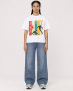 Mockup Boxy Heavyweight Tee White female full-body 50