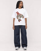 Mockup Boxy Heavyweight Tee White female full-body 04