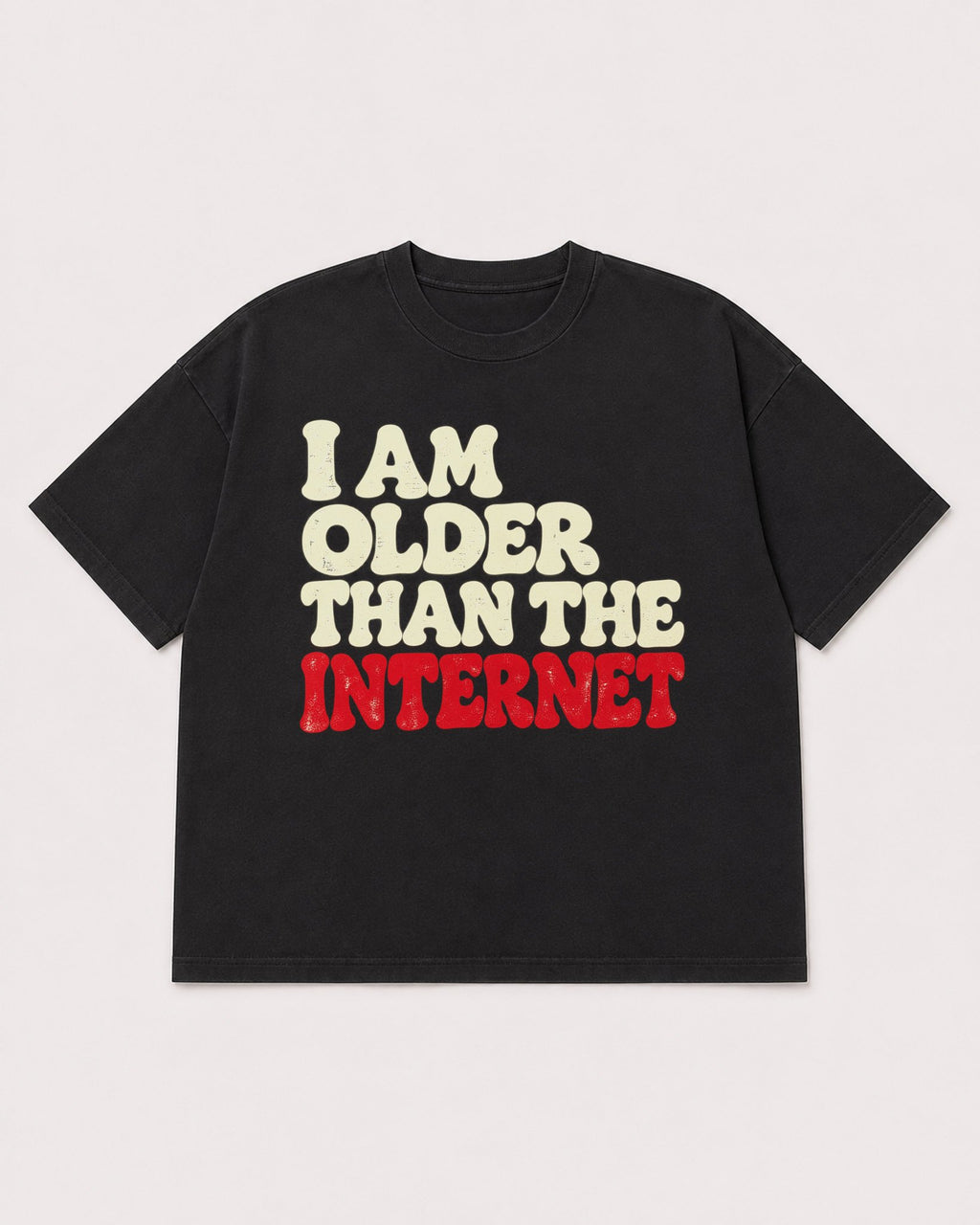 Mockup Boxy Heavyweight Tee Black product