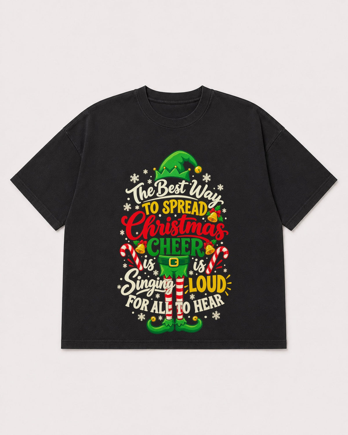 Mockup Boxy Heavyweight Tee Black product