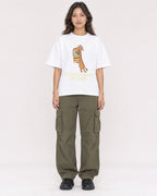 Mockup Boxy Heavyweight Tee White female full-body 02