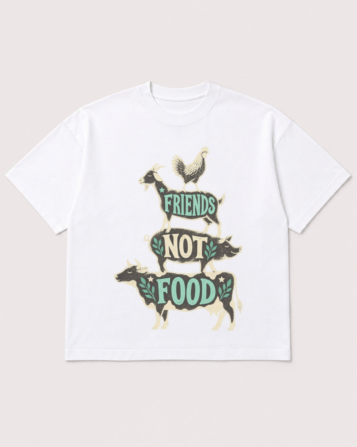 Mockup Boxy Heavyweight Tee White product