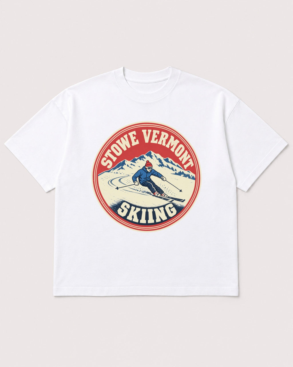 Mockup Boxy Heavyweight Tee White product