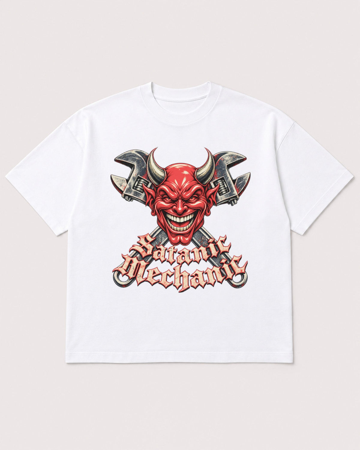 Mockup Boxy Heavyweight Tee White product