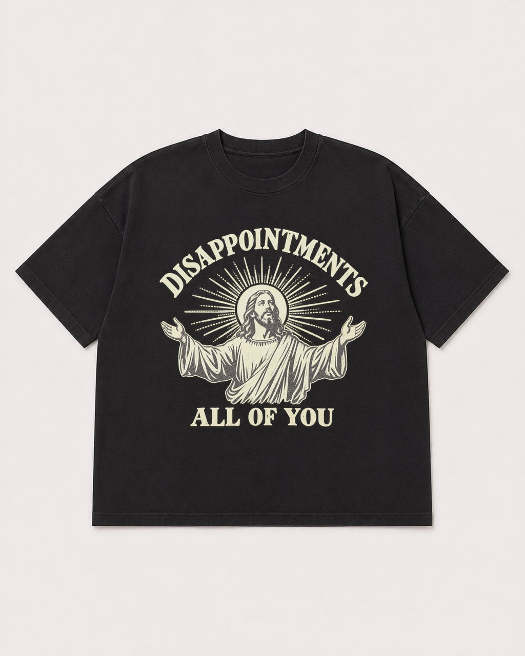Mockup Boxy Heavyweight Tee Black product