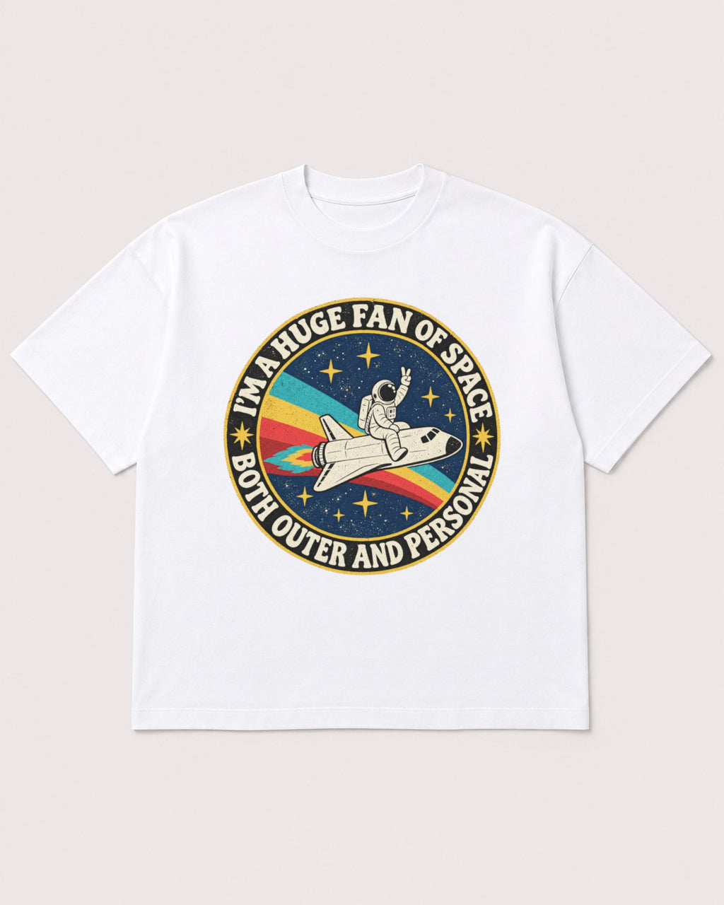 Mockup Boxy Heavyweight Tee White product