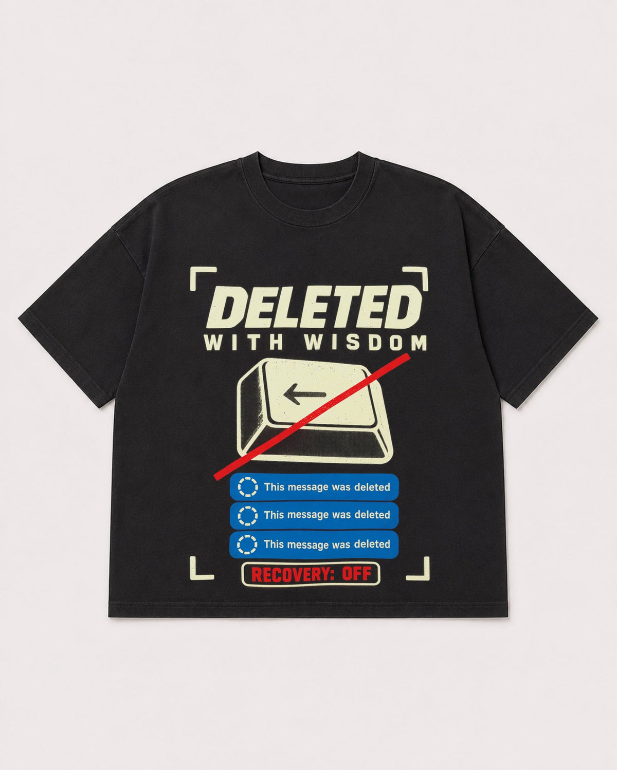 Mockup Boxy Heavyweight Tee Black product