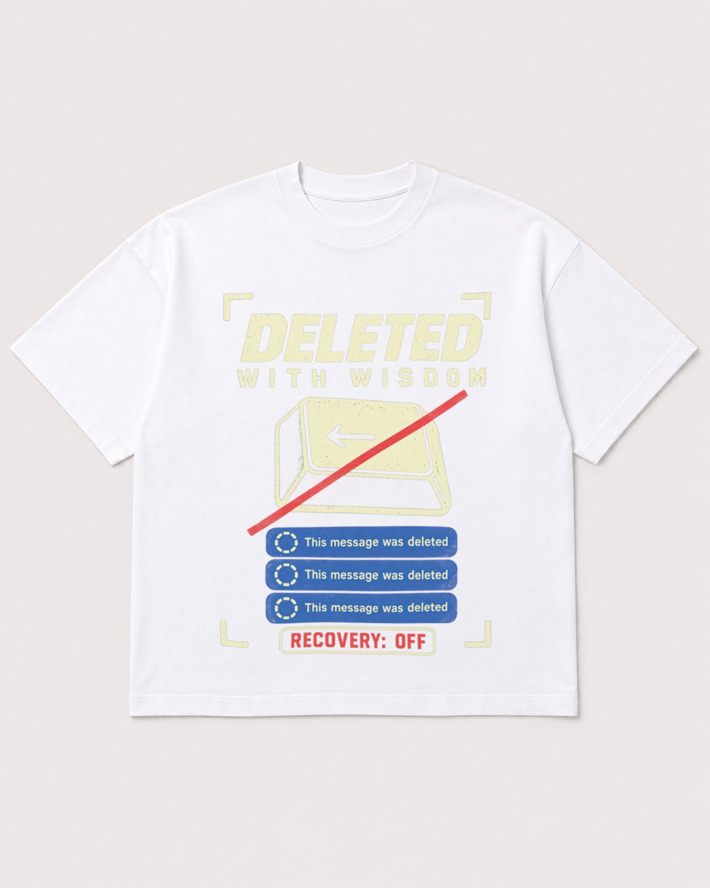 Mockup Boxy Heavyweight Tee White product