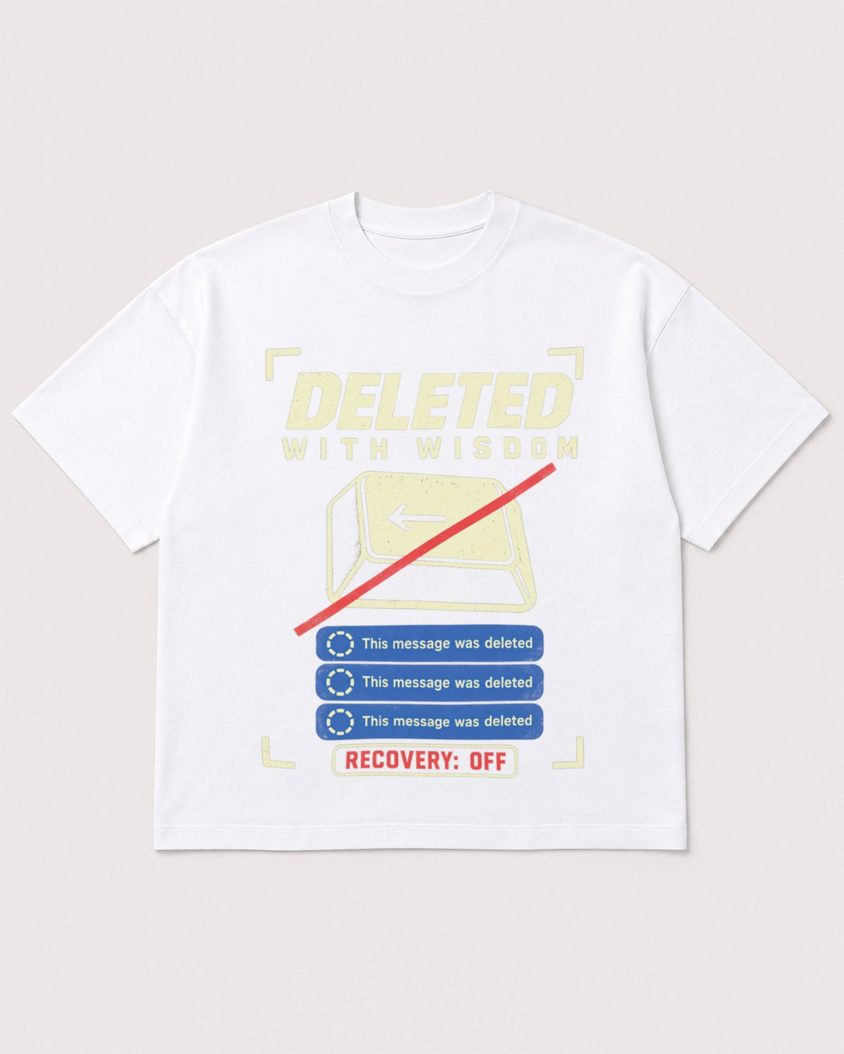 Mockup Boxy Heavyweight Tee White product