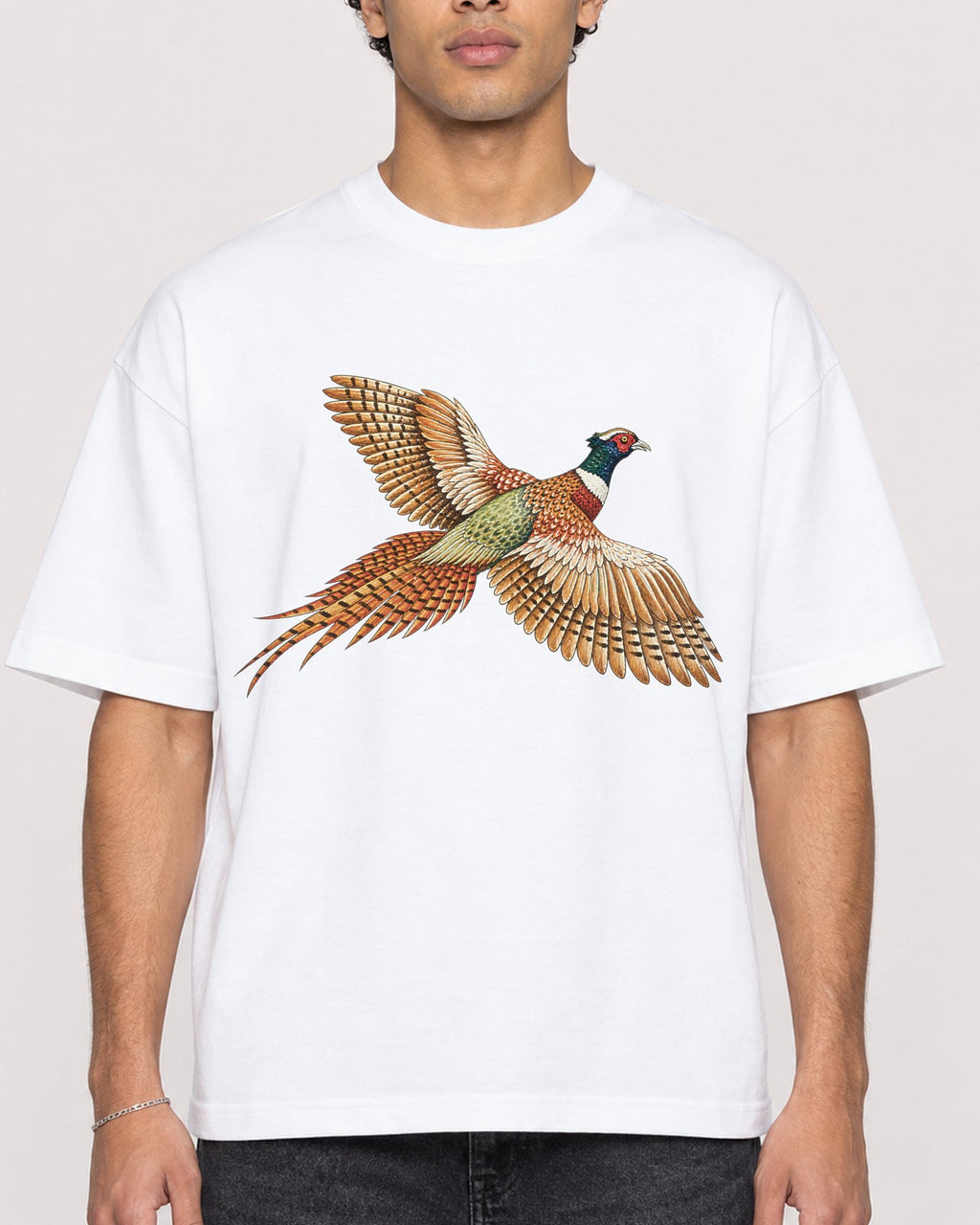 Mockup Boxy Heavyweight Tee White male close-up 10