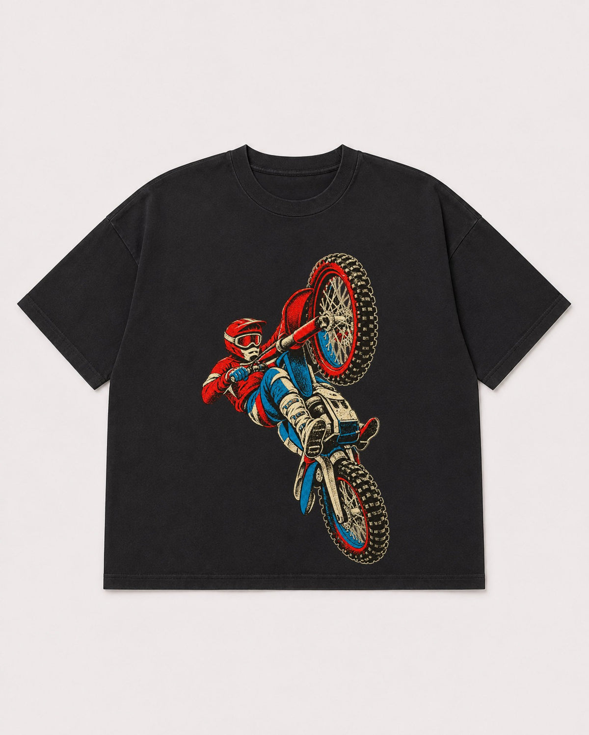 Mockup Boxy Heavyweight Tee Black product