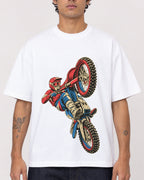 Mockup Boxy Heavyweight Tee White male close-up 06