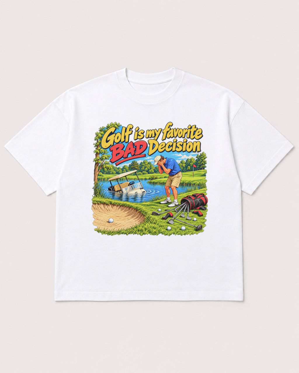 Mockup Boxy Heavyweight Tee White product