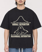 Mockup Boxy Heavyweight Tee Black male close-up 23
