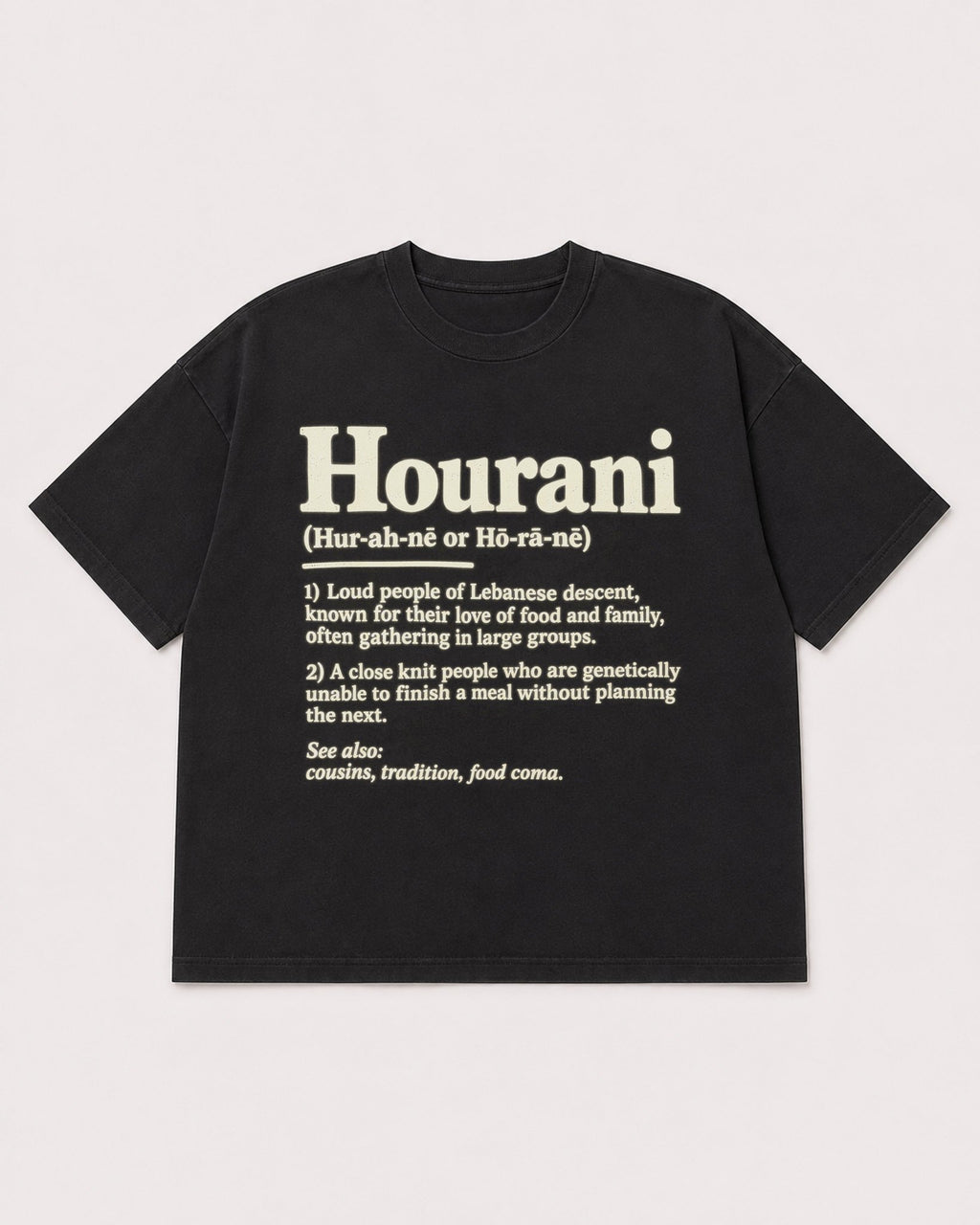 Mockup Boxy Heavyweight Tee Black product