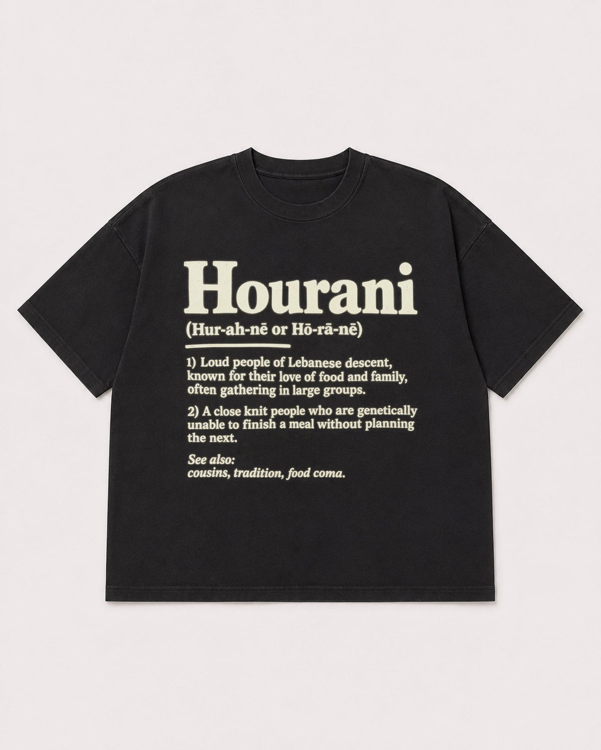 Mockup Boxy Heavyweight Tee Black product