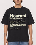 Mockup Boxy Heavyweight Tee Black male close-up 06