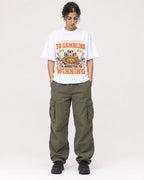 Mockup Boxy Heavyweight Tee White female full-body 17