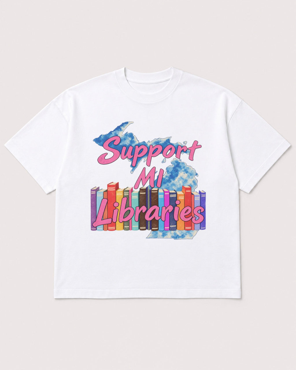 Mockup Boxy Heavyweight Tee White product