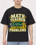 Mockup Boxy Heavyweight Tee Black male close-up 01