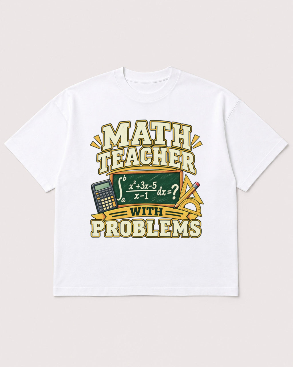 Mockup Boxy Heavyweight Tee White product