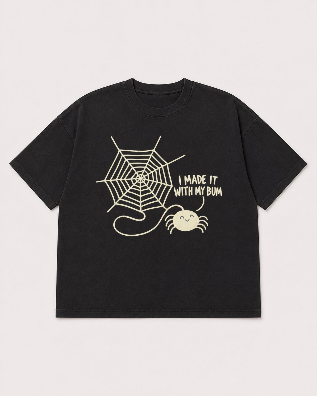 Mockup Boxy Heavyweight Tee Black product