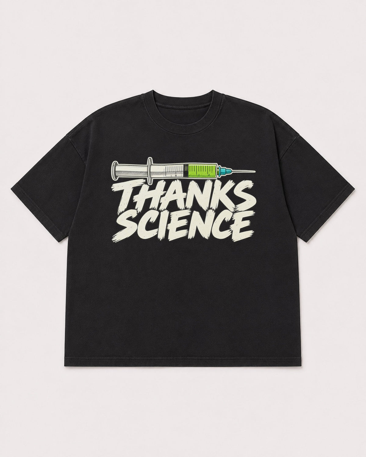 Mockup Boxy Heavyweight Tee Black product