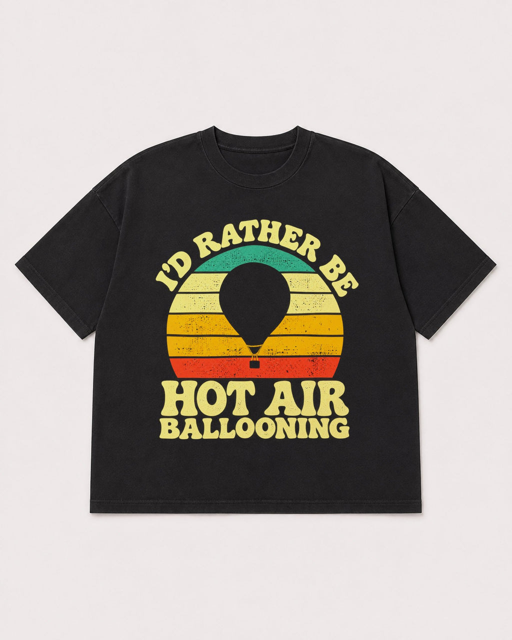Mockup Boxy Heavyweight Tee Black product
