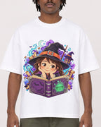 Mockup Boxy Heavyweight Tee White male close-up 04