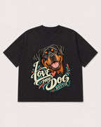 Mockup Boxy Heavyweight Tee Black product