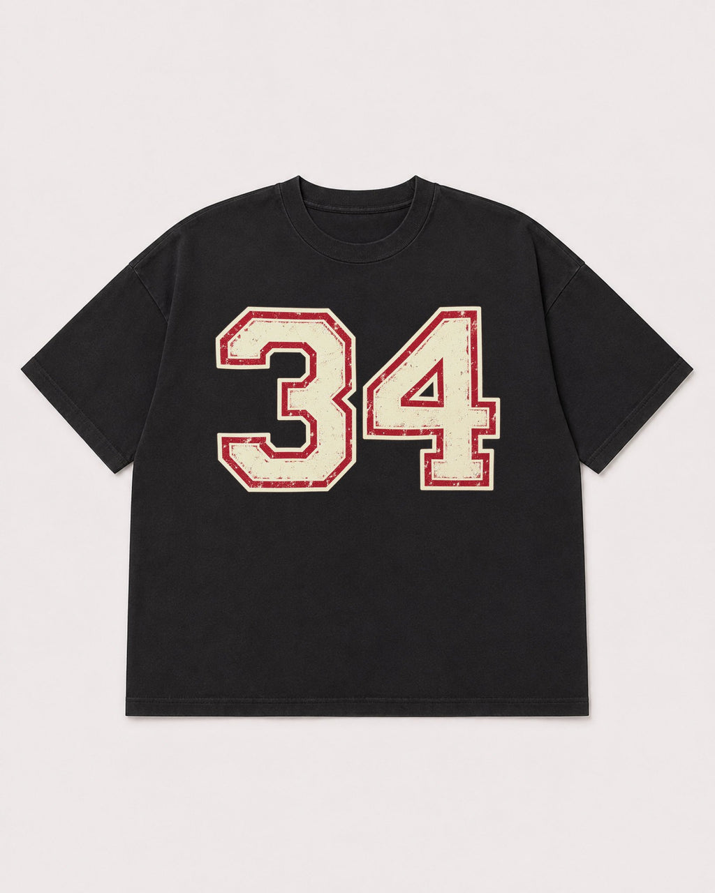 Mockup Boxy Heavyweight Tee Black product