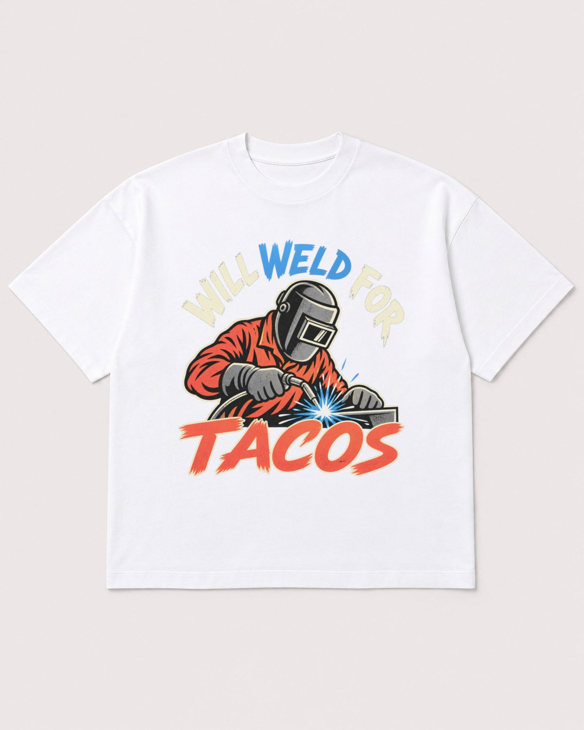 Mockup Boxy Heavyweight Tee White product
