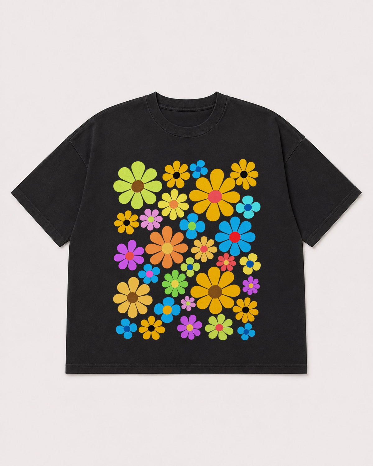 Mockup Boxy Heavyweight Tee Black product