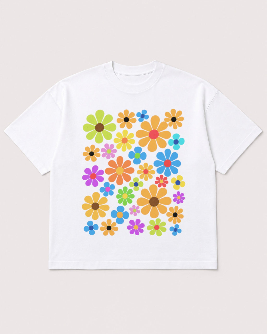 Mockup Boxy Heavyweight Tee White product