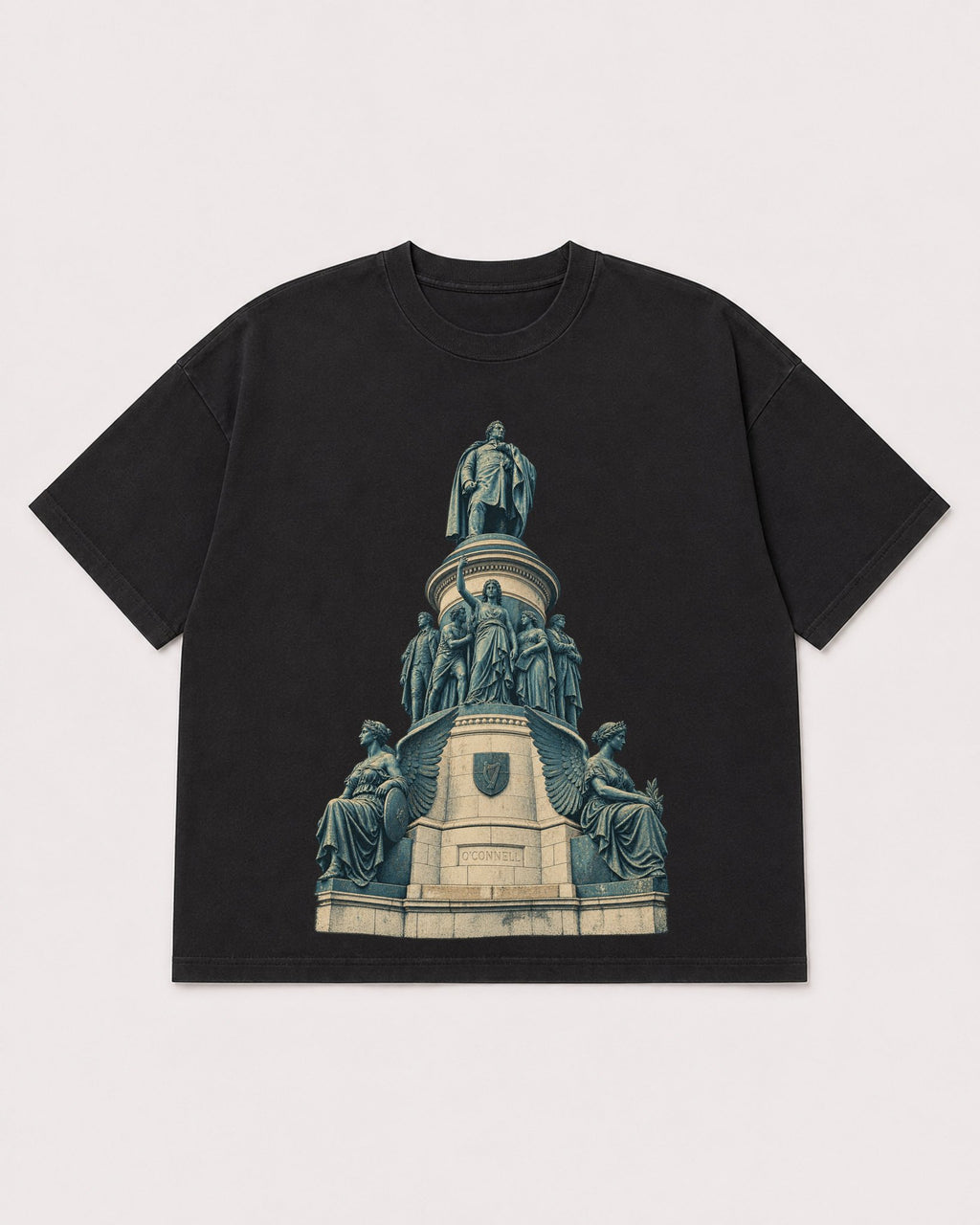 Mockup Boxy Heavyweight Tee Black product