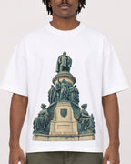 Mockup Boxy Heavyweight Tee White male close-up 04