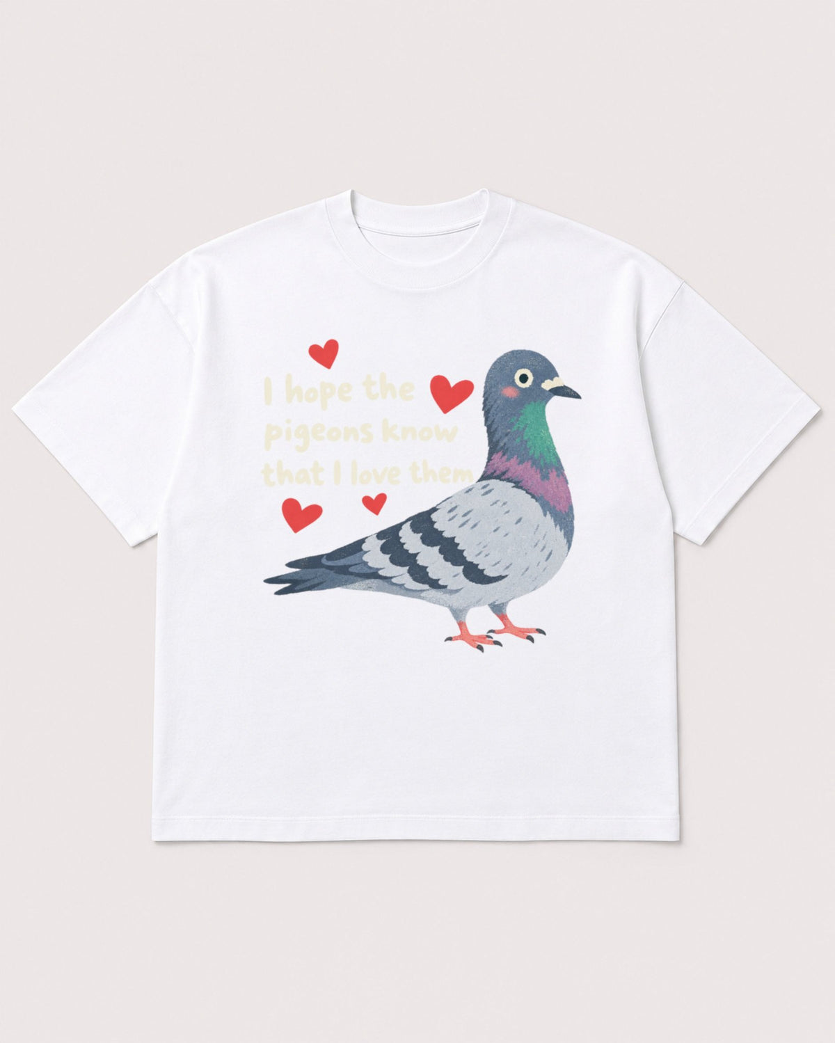 Mockup Boxy Heavyweight Tee White product