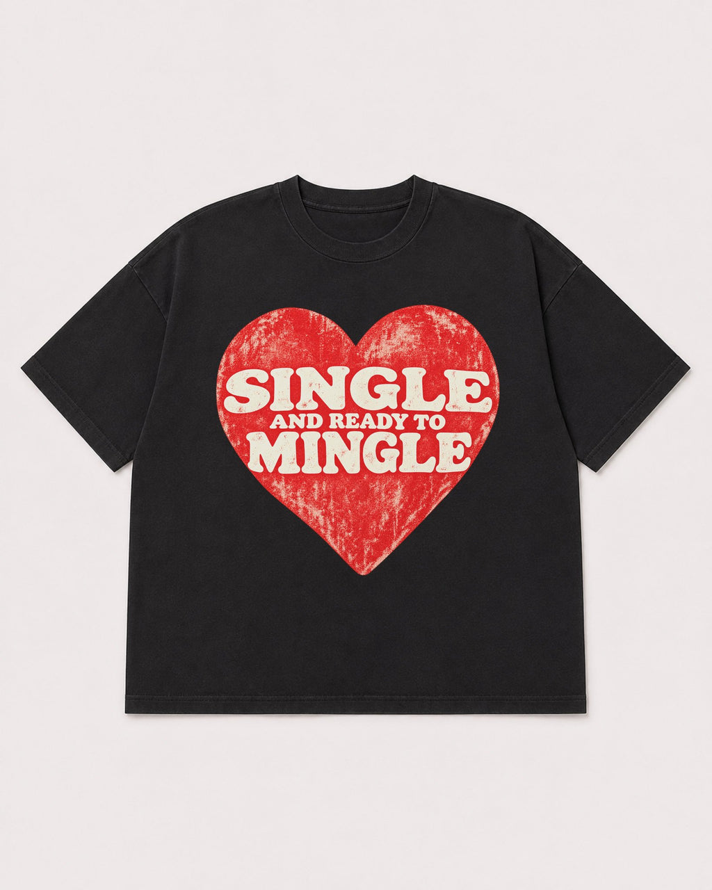 Mockup Boxy Heavyweight Tee Black product
