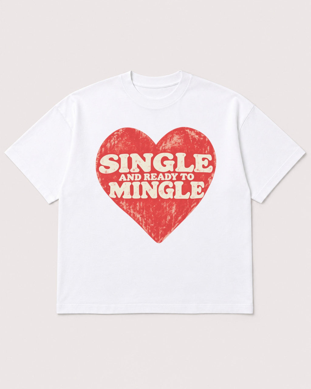 Mockup Boxy Heavyweight Tee White product