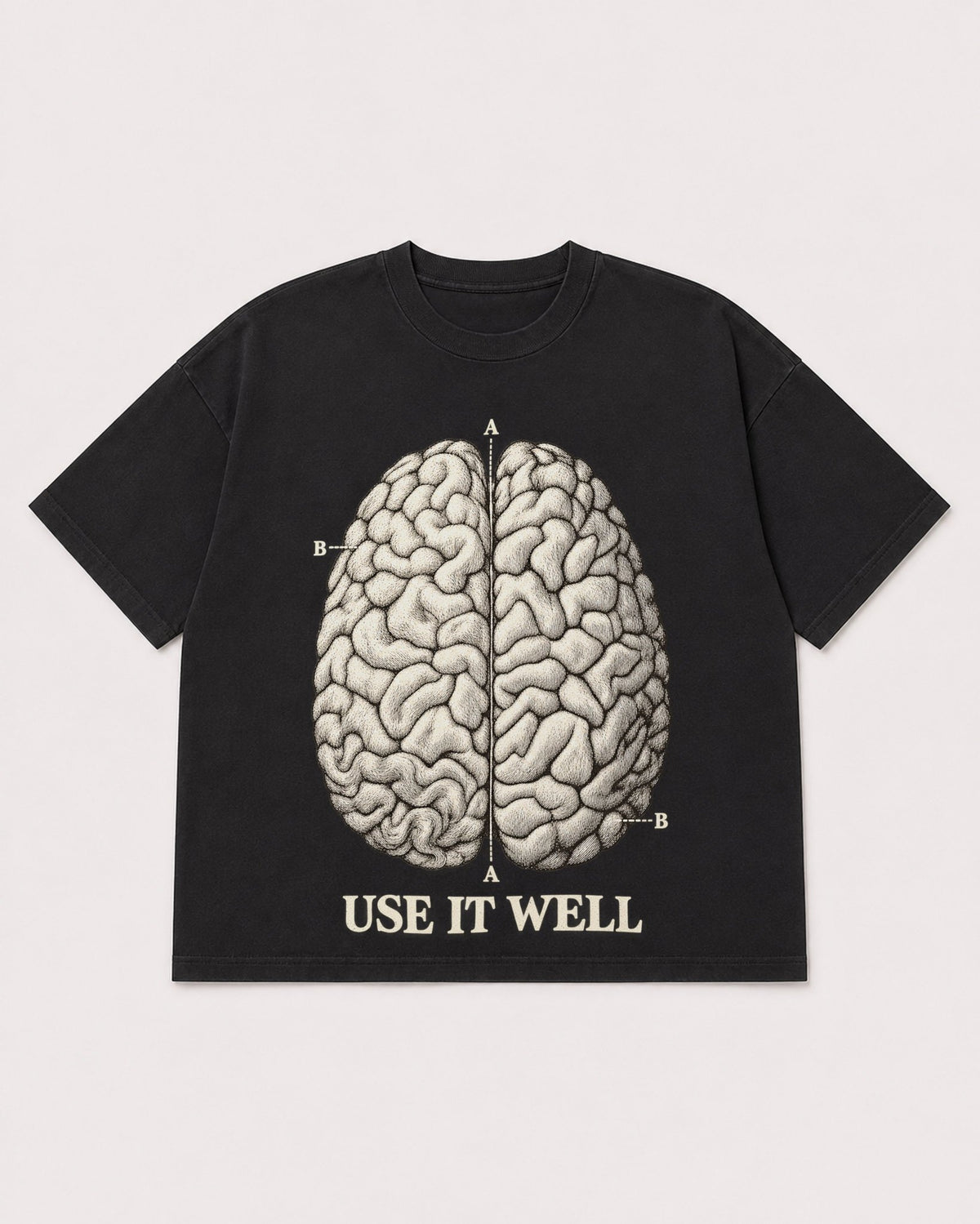 Mockup Boxy Heavyweight Tee Black product