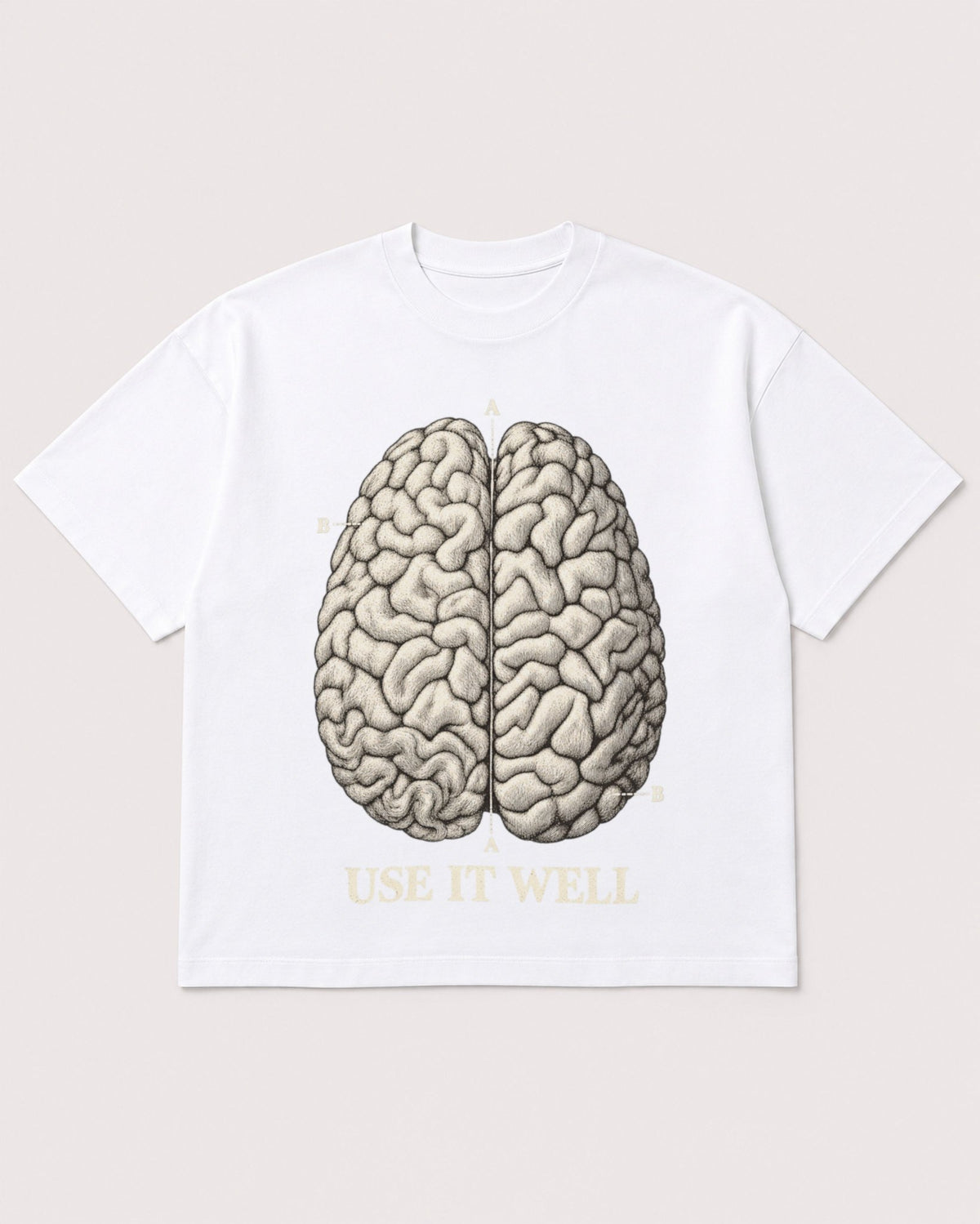 Mockup Boxy Heavyweight Tee White product