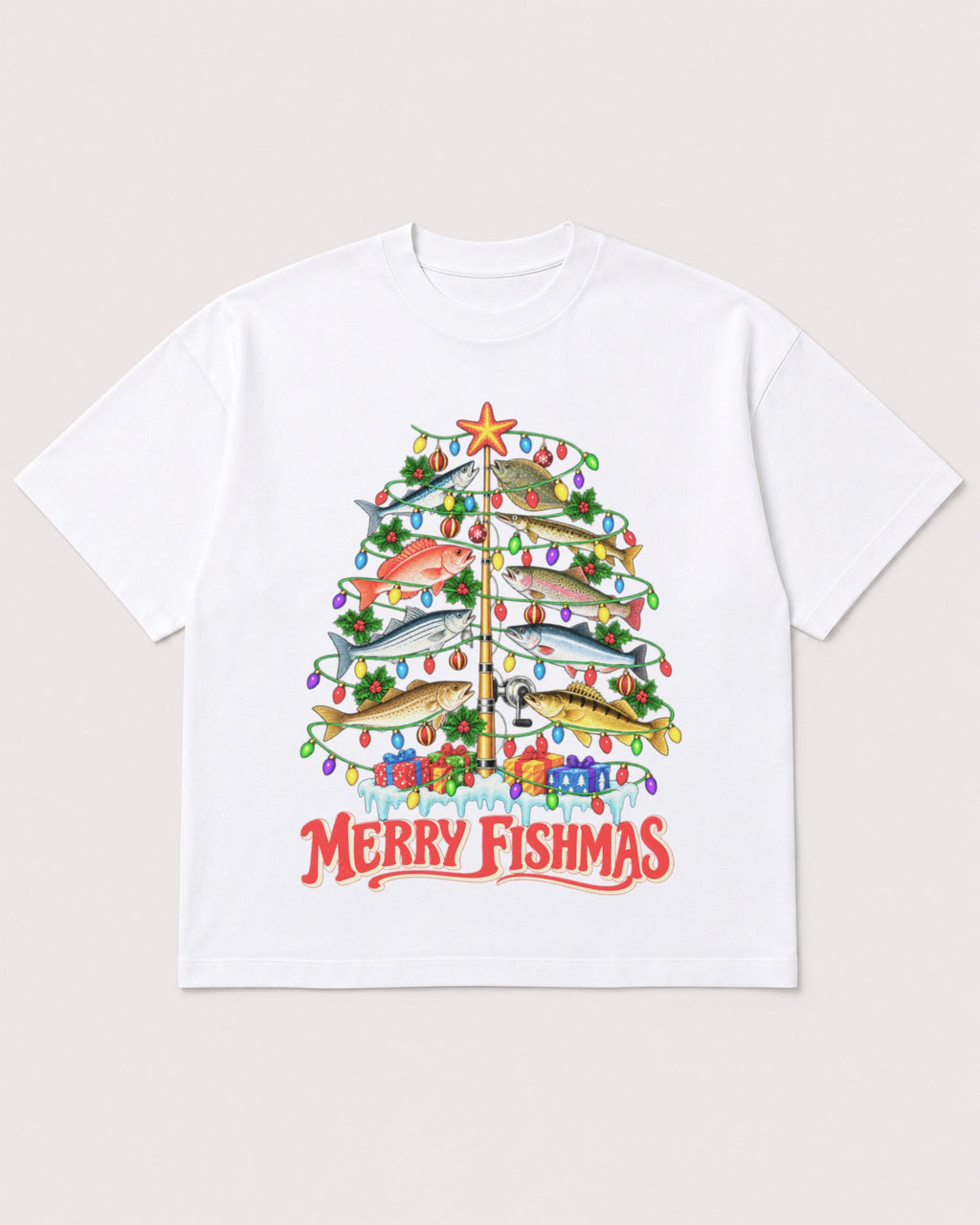 Mockup Boxy Heavyweight Tee White product
