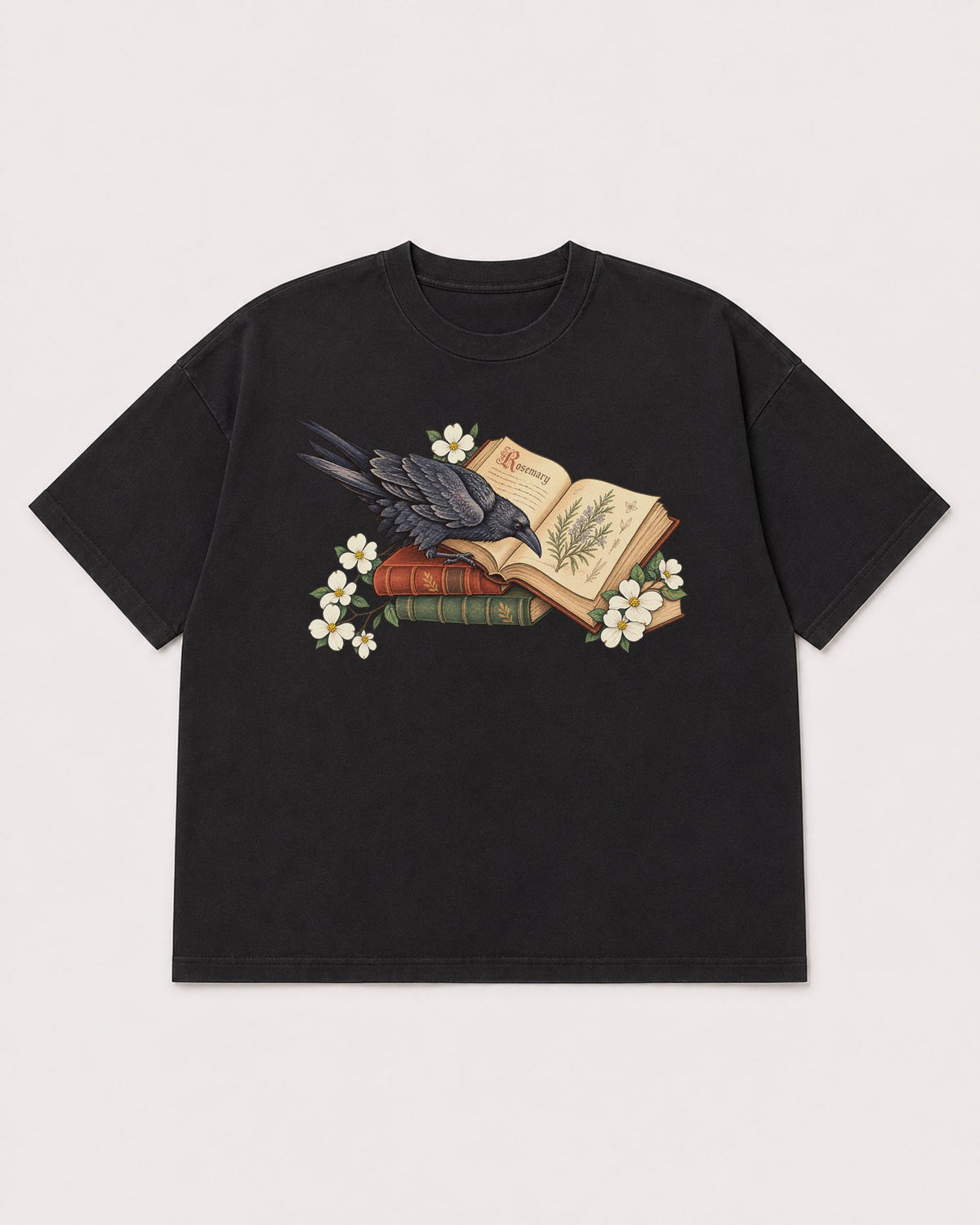 Mockup Boxy Heavyweight Tee Black product